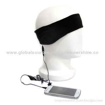 Cotton Elastic Sports Band Headphones with Built-in Speakers and Clear Sound